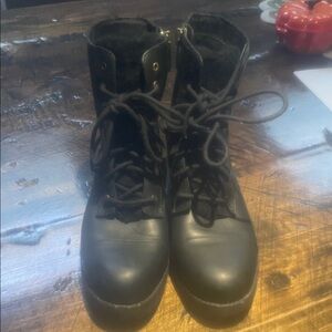 UGG Black Women's Combat Boots